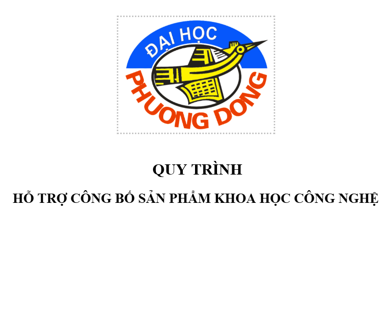 Một số quy trình liên quan đến hoạt động khoa học công nghệ của nhà trường