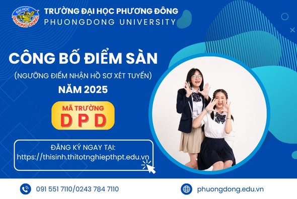 Thông báo Ngưỡng đảm bảo chất lượng đầu vào và Quy tắc quy đổi điểm xét tuyển, điểm trúng tuyển giữa các phương thức xét tuyển 2025