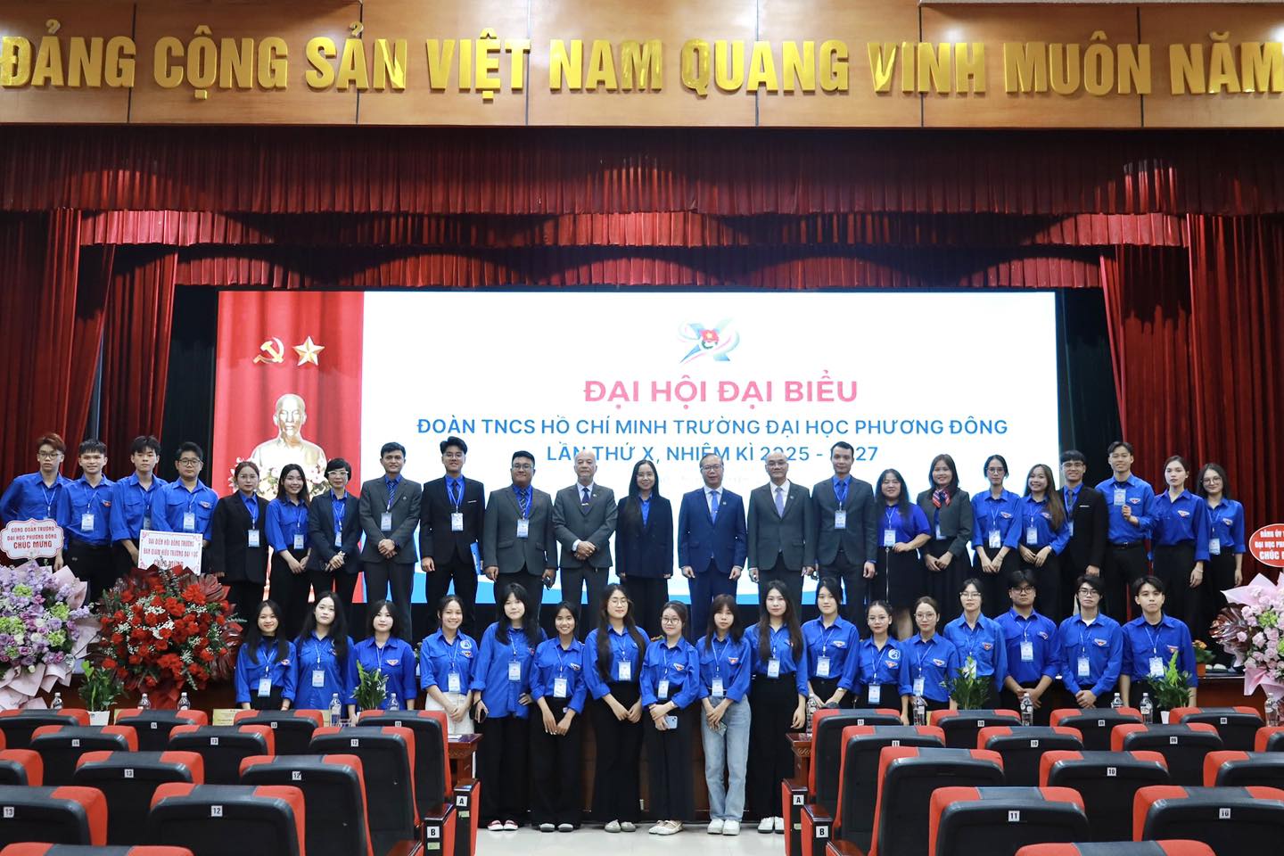 ĐẠI HỘI ĐẠI BIỂU ĐOÀN TNCS HỒ CHÍ MINH TRƯỜNG ĐẠI HỌC PHƯƠNG ĐÔNG LẦN THỨ X NHIỆM KỲ 2025 - 2027