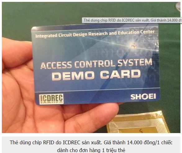 Chip RFID đầu tiên của Việt Nam được thương mại hóa