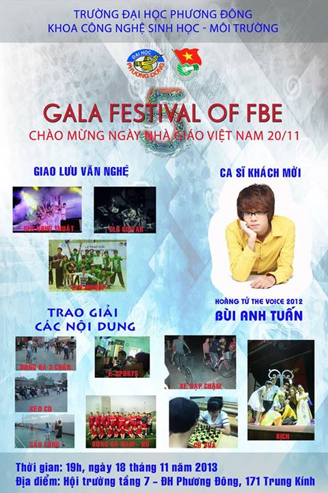 Gala Festival of FBE-Chào mừng ngày nhà giáo Việt Nam 20/11