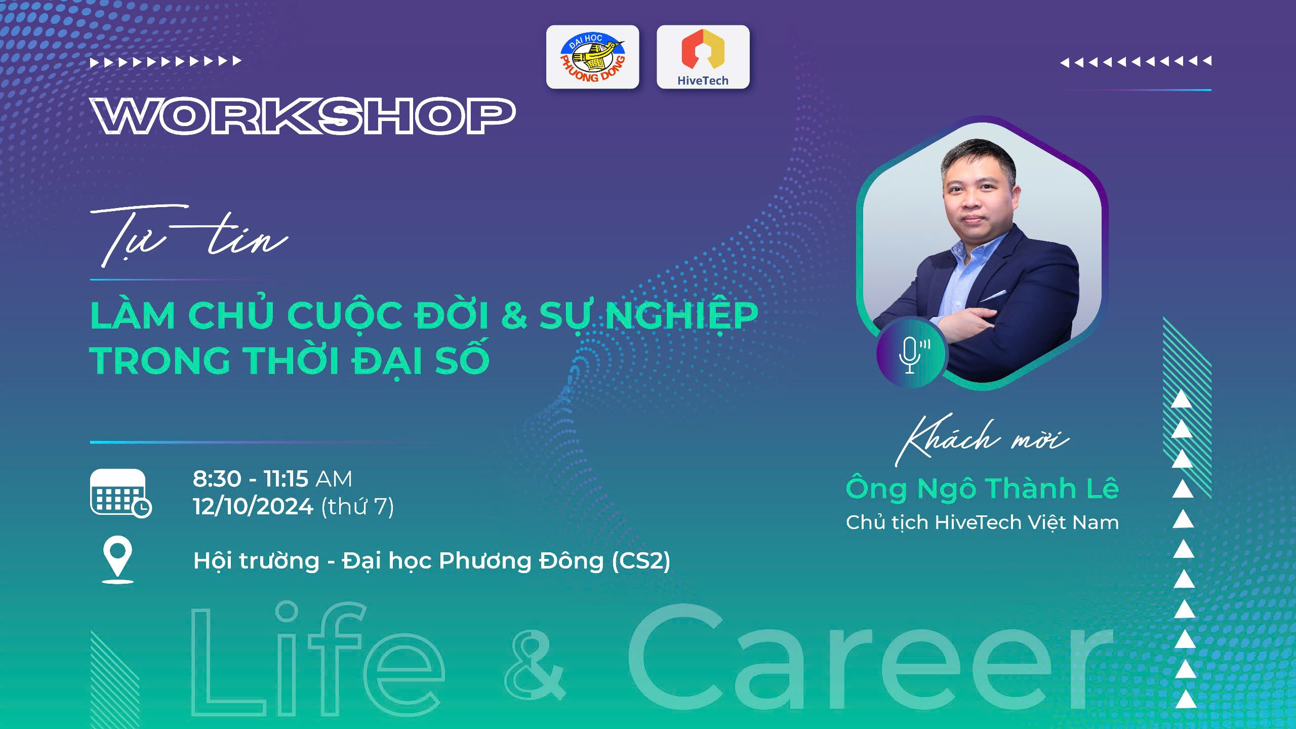 CÁC BẠN SINH VIÊN CÔNG NGHÊ THÔNG TIN HÀO HỨNG SÔI NỔI THAM GIA WORKSHOP TỰ TIN LÀM CHỦ CUỘC ĐỜI VÀ SỰ NGHIỆP TRONG THỜI ĐẠI SỐ