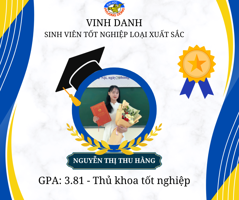 SINH VIÊN TỐT NGHIỆP XUẤT SẮC NGÀNH THƯƠNG MẠI ĐIỆN TỬ - NGUYẾN THỊ THU HẰNG