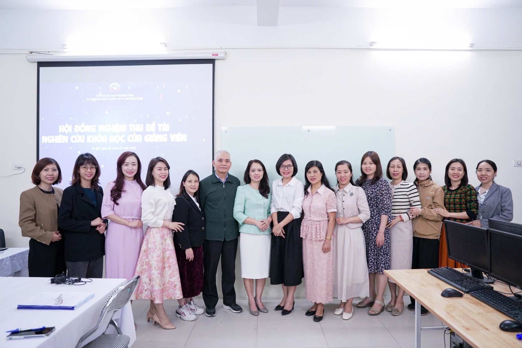 Hội đồng nghiệm thu đề tài nghiên cứu khoa học cấp Khoa và cấp Trường năm học 2024–2025