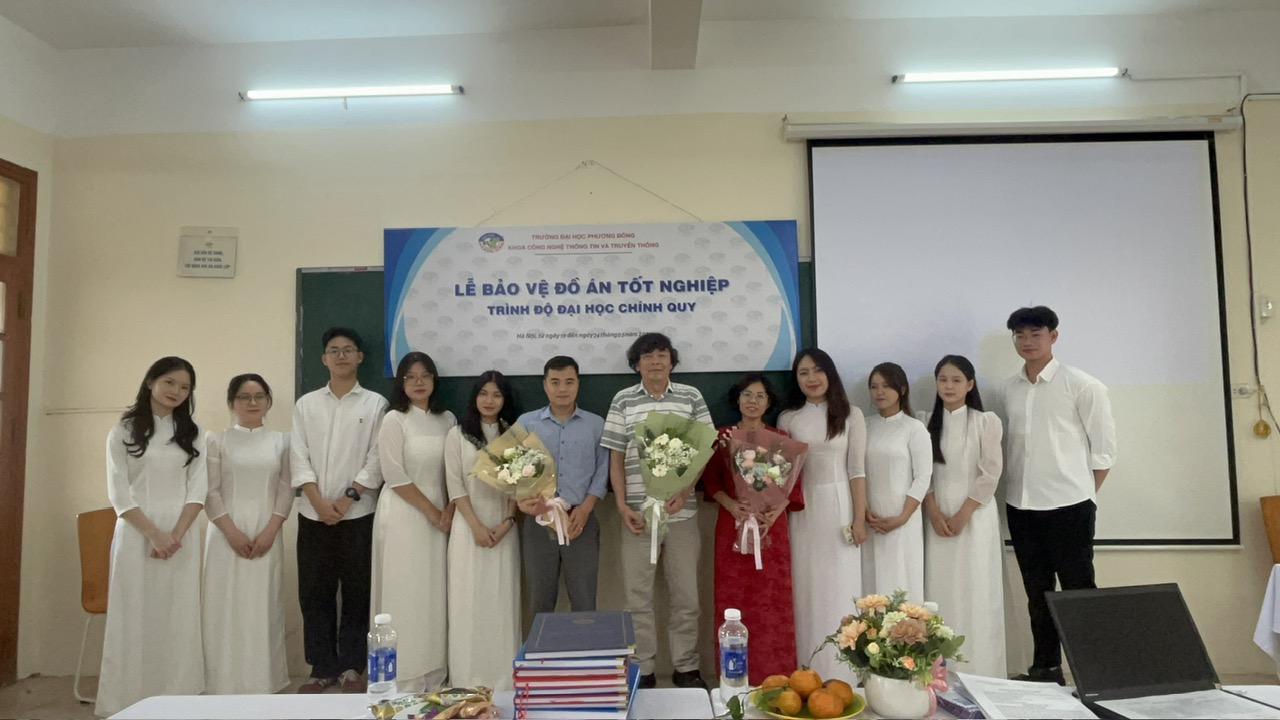 LỄ BẢO VỆ ĐỒ ÁN TỐT NGHIỆP NGÀNH THƯƠNG MẠI ĐIỆN TỬ KHOA CNTT&TT KHÓA 2021-2025