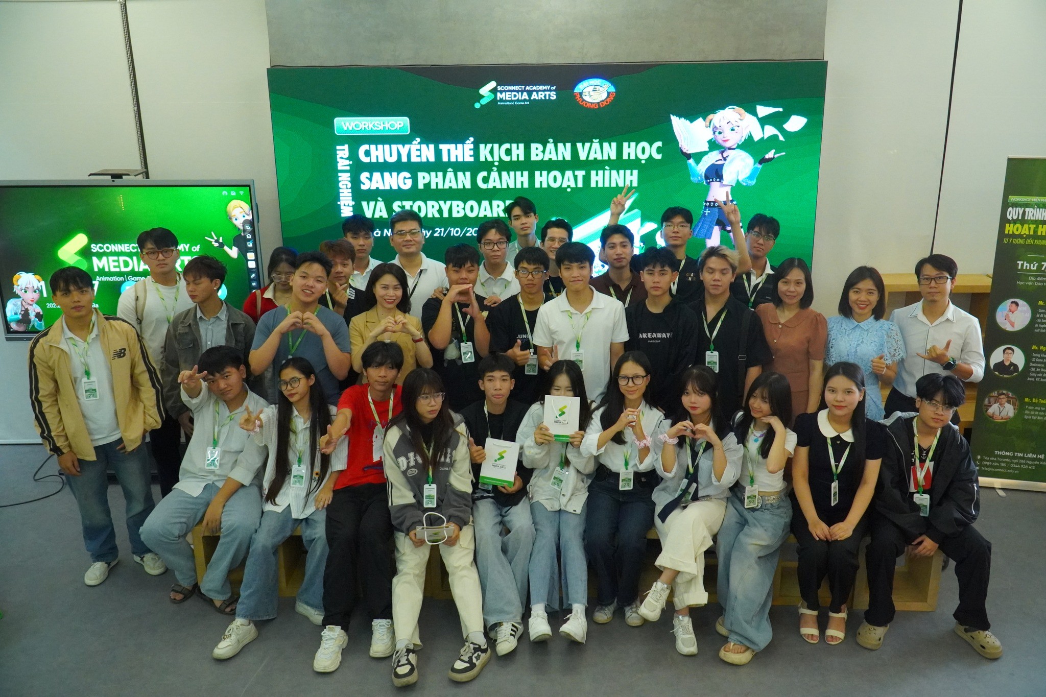 SINH VIÊN NGÀNH TRUYỀN THÔNG ĐA PHƯƠNG TIỆN – KHOA CÔNG NGHỆ THÔNG TIN VÀ TRUYỀN THÔNG TRƯỜNG ĐẠI HỌC PHƯƠNG ĐÔNG THĂM QUAN, HỌC TẬP THỰC TẾ TẠI CÁC DOANH NGHIỆP TRUYỀN THÔNG.