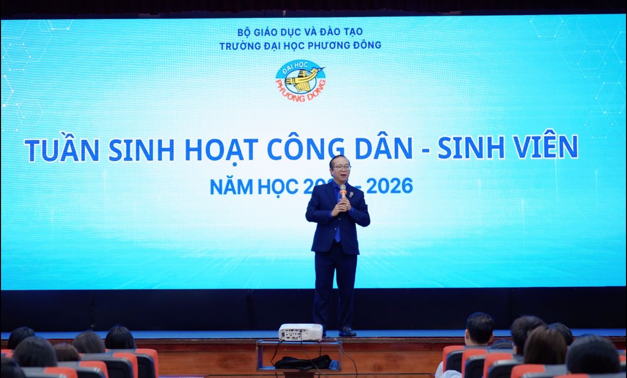 CHÀO ĐÓN TUẦN SINH HOẠT CÔNG DÂN – SINH VIÊN NĂM HỌC 2025-2026