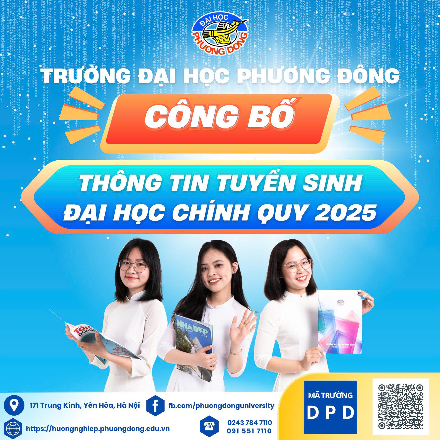 THÔNG TIN TUYỂN SINH NĂM 2025 - TRƯỜNG ĐẠI HỌC PHƯƠNG ĐÔNG